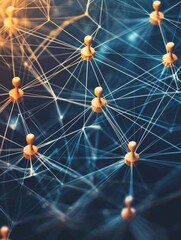 Illustration showcasing interconnected nodes for partnerships.