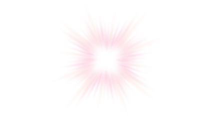 Starburst flash PNG with expanding flare rays, glowing halo, soft shine and cosmic sparkle suitable for graphic compositions. This PNG Overlay enriches illumination