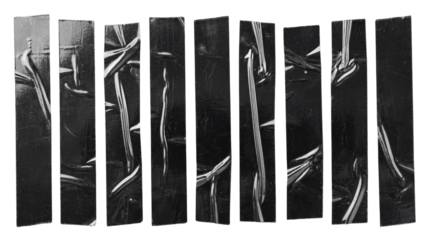 Abstract Black and White Textured Vertical Strips Pattern