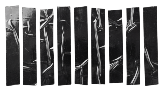 Abstract Black and White Textured Vertical Strips Pattern - Powered by Adobe