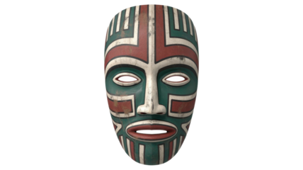 Ornate Tribal Mask with Intricate Patterns
