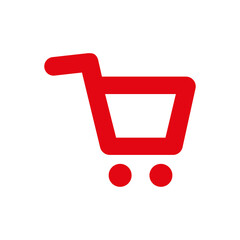 Shopping Cart Icon, Online Store, E-commerce Symbol