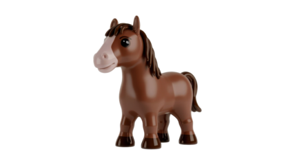 Toy horse, brown and adorable