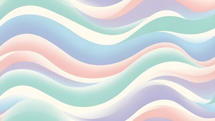 Abstract wavy pastel background