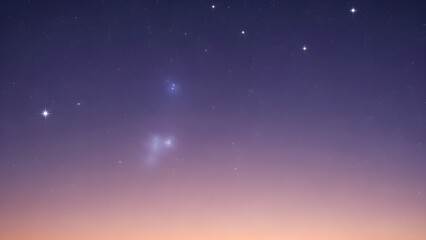 Night sky stars and gradient background