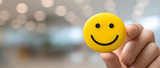 Employee mental health assessment hand congratulating smile background banner with health, mental, congratulating, assessment, employee, hand, smile