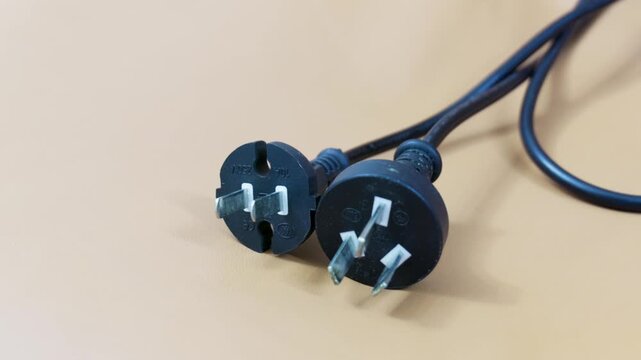China's two flat, parallel pins and three flat pins in a triangle, Chinese power socket plugs, China's electrical system, Chinese flat pins and round pins socket plugs
