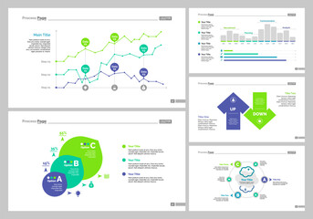 Five Research Slide Templates Set