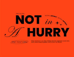 Minimalist Fashion Typography. Slogan typography for casual and streetwear styles. For screen printing on t-shirts and jackets.