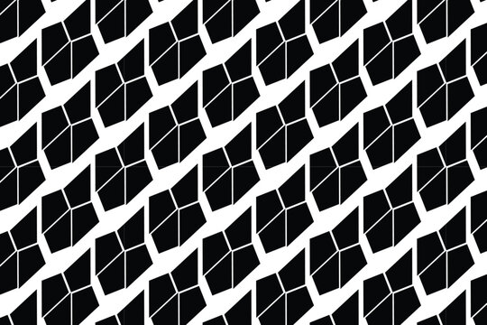 Black and white snake skin pattern