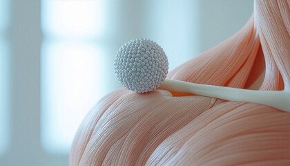 Anatomical Shoulder Model and Medical Concept Muscles