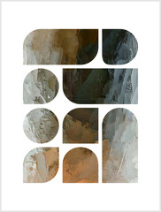 Poster designed with geometric shapes, White background, lines, Banner, Poster, abstract, solid color for media, social networks, Graphic illustration, layered shadow blended gradient effect 12