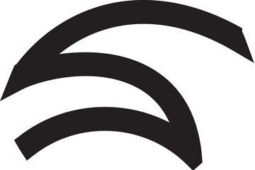 black and white arrows