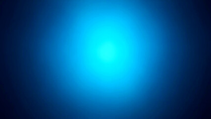 Obraz premium A bright blue glowing light centered on a dark background creating a dramatic effect from a direct viewpoint