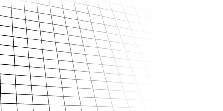 Minimalist abstract background featuring a simple black grid pattern with evenly spaced horizontal and vertical lines on a white background.