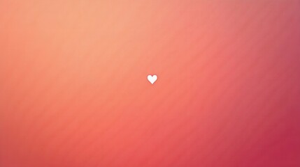Soft gradient background with a small white heart in the center, evoking feelings of love and warmth.