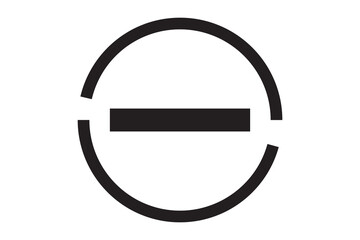 do-not-disturb icon button, Do Not Disturb Logo icon.