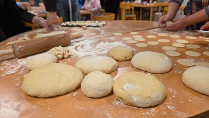 baking christmas cookies