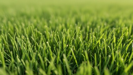 Obraz premium Close-up of green grass