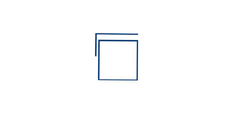 Square, Rectangle, Blue, Collage Rectangle, Made of Paper, Photo Frame on Transparent Background