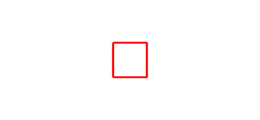 Square, Rectangle, Red, Collage Rectangle, Made of Paper, Photo Frame on Transparent Background