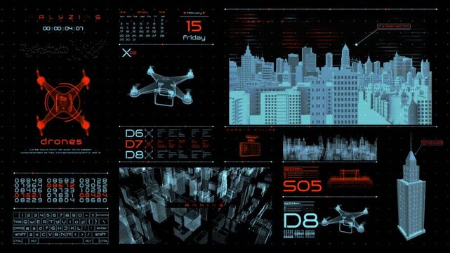 Hud Panel Drones