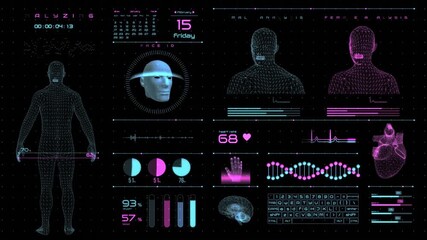 Hud Panel Human - Powered by Adobe