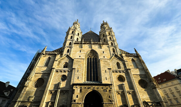 St. Stephen&rsquo;s Cathedral (Stephansdom) on Stephansplatz in Vienna at Daytime