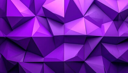Obraz premium Abstract Purple Geometric Background with Sharp Edges and Shadows.