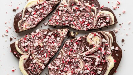 Chocolate peppermint bark