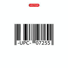 A UPC barcode with numbers and text on a white background, "VECTOR" above