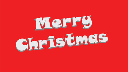 merry christmas lettering