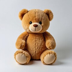 Teddy bear isolated on white background generative ai