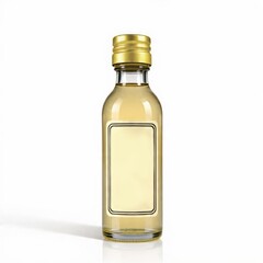 Oil bottle isolated on white background generative ai