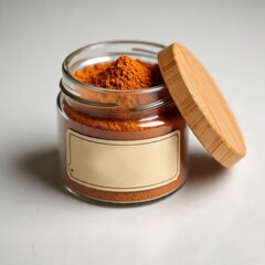 Spice jar isolated on white background generative ai