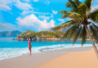 &Ouml;l&uuml;deniz beach and blue lagoon, best beaches in Turkey - Fethiye