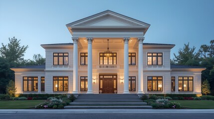 Historic stone mansion with an old brick facade and classic architecture stands as a landmark building on a city street in Moscow under a clear sky