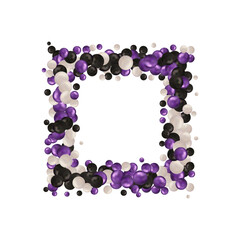 Fototapeta premium Vector illustration for your design. Luxurious beautiful background with yellow spheres. Natural pearls with highlights. Eps 10