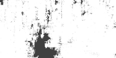 Fototapeta premium Rough black and white gritty grunge background texture, White background with scattered black scratches dots and grunge texture,