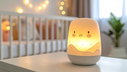 Cute Night Light for Babys Room - Soft Glow and Gentle Design.