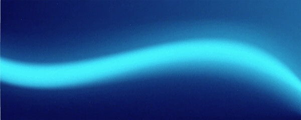 Smooth blue gradient background with cyan light wave