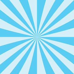 Obraz premium Blue and White Radial Burst Background vector illustration