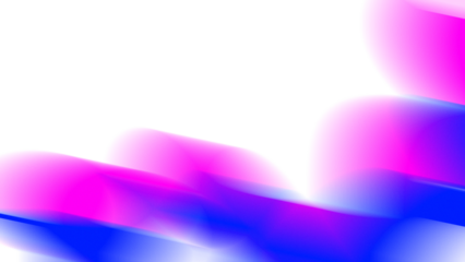 Abstract Gradient Motion Blur with Vibrant Pink and Blue Waves on transparent Background