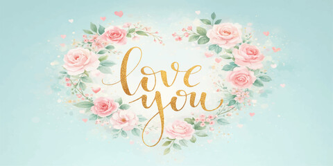 A vintage pink floral rose heart frame illustration makes a lovely happy Easter wedding invitation greeting card design