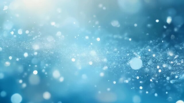 氷色の光粒が漂う清らかな空間