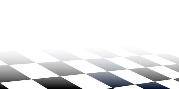 Black and white chess pattern. Checkerboard seamless vector illustration. Abstract checkered checkerboard for game. Grid geometric square shape. Race flag.