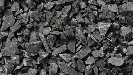 Full frame crushed stone aggregate for concrete casting