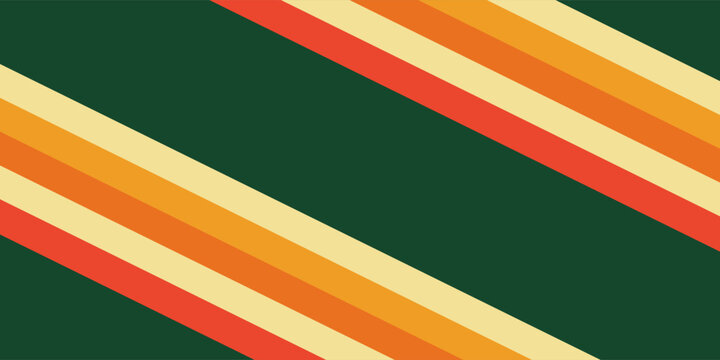 abstract background with curve and wave in layer of color from orange to dark green can be use for technolgy and energy company presentation advertisement food and drinking product label vector eps.