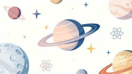 Space planets and stars © Phoenix