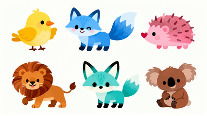 Cute cartoon animals collection © Phoenix